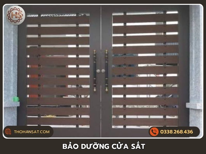 Dịch vụ bảo dưỡng cửa sắt định kỳ chống hoen gỉ tại nhà