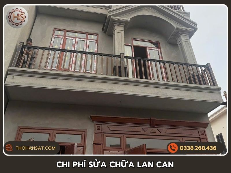 Chi phí sửa chữa lan can sắt bị gỉ sét tại nhà TPHCM minh bạch