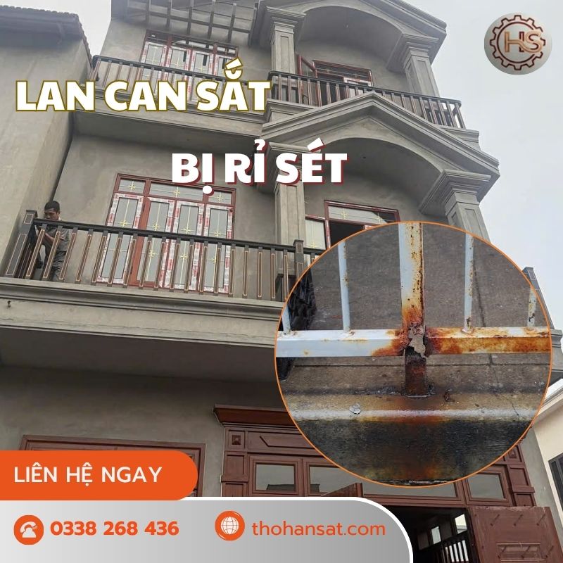 Cách Khắc Phục Lan Can Sắt Bị Rỉ Sét Nhanh Chóng Tại Nhà