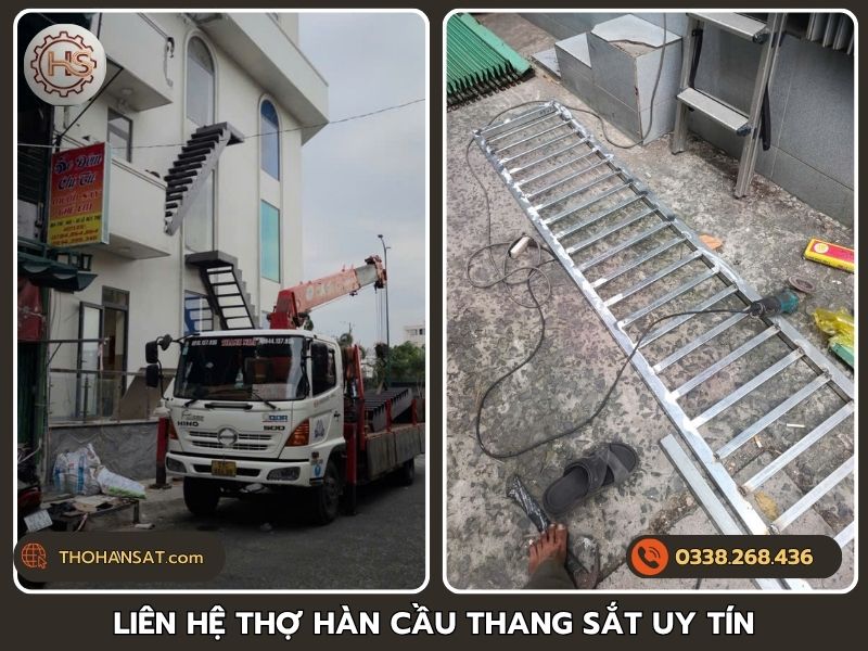 Liên hệ thợ hàn cầu thang sắt uy tín, thi công chuyên nghiệp tại TPHCM
