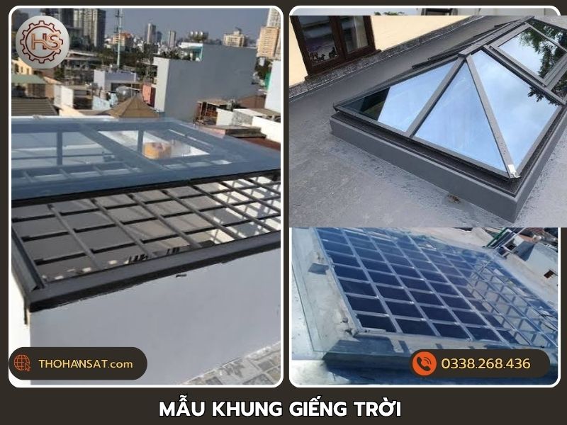 Tổng hợp mẫu khung giếng trời đẹp, an toàn được ưa chuộng nhất tại TPHCM