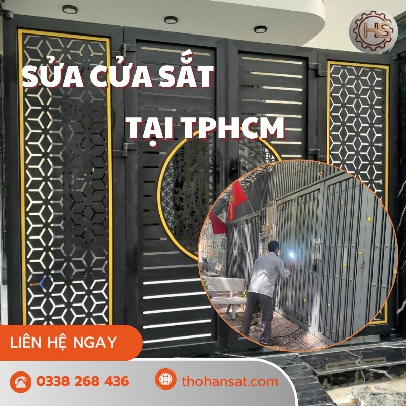 Hàn Cửa Sắt Tại Nhà TP.HCM – Thợ Hàn Sửa Cửa Sắt