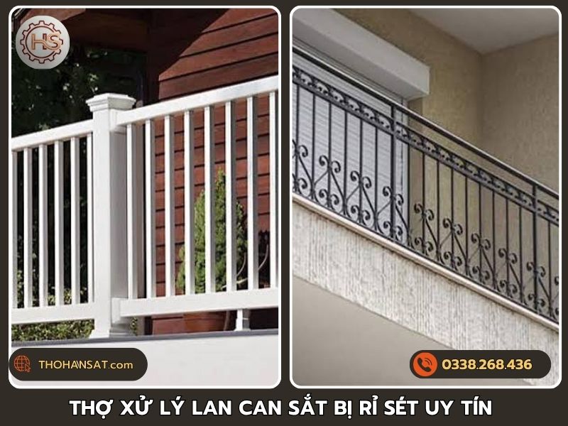 Thợ xử lý lan can sắt bị rỉ sét uy tín, chuyên nghiệp tại TPHCM