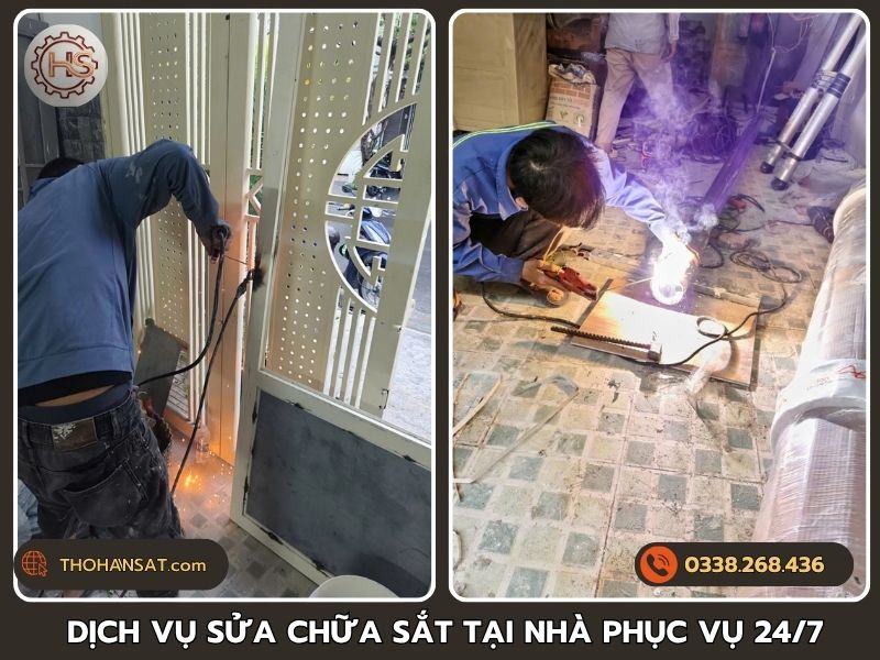 Dịch vụ sửa chữa sắt tại nhà phục vụ 24/7 ở TPHCM