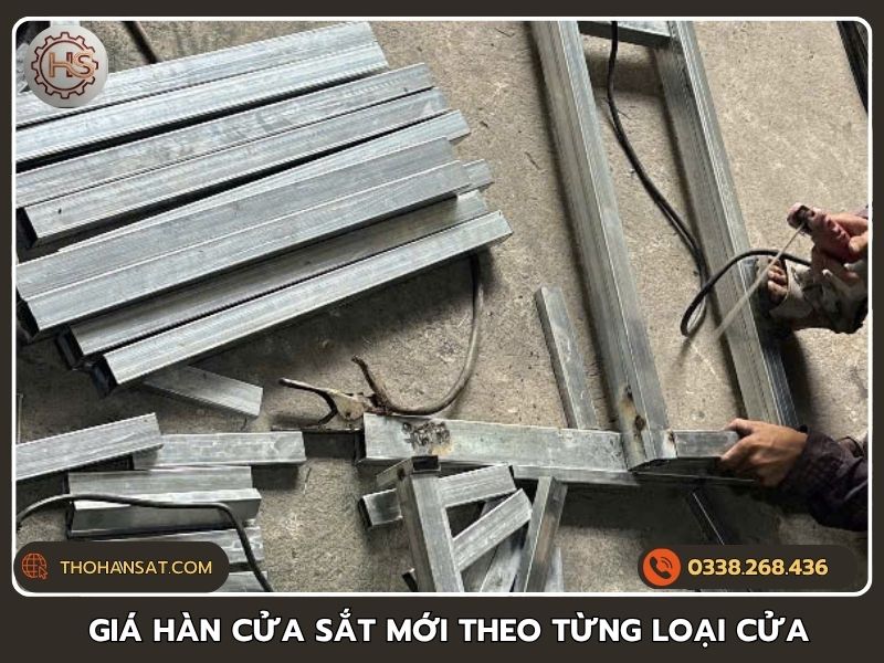Bảng báo giá hàn cửa sắt mới theo từng loại cửa chi tiết