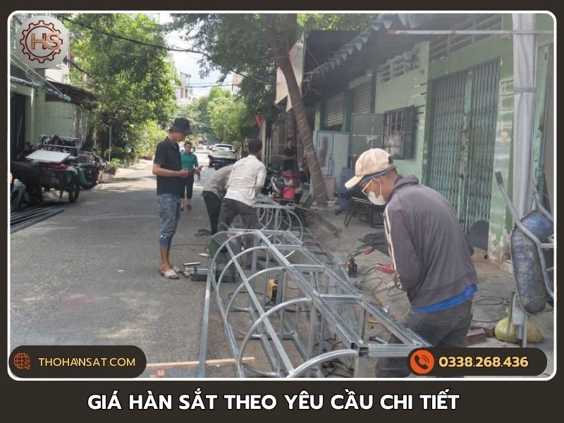 Bảng báo giá hàn sắt theo yêu cầu chi tiết mới nhất