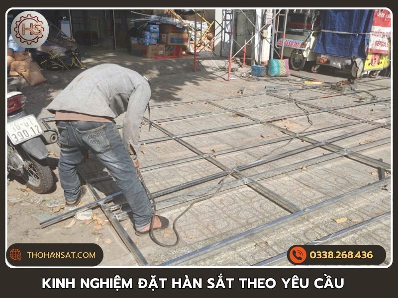 Chia sẻ kinh nghiệm đặt hàn sắt theo yêu cầu uy tín