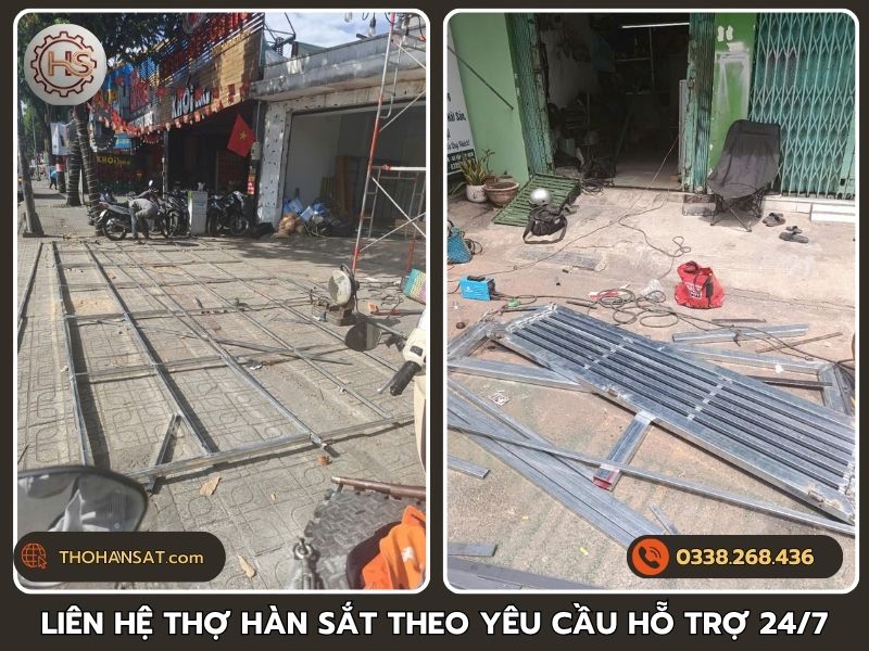 Liên hệ thợ hàn sắt theo yêu cầu hỗ trợ 24/7 tại TPHCM