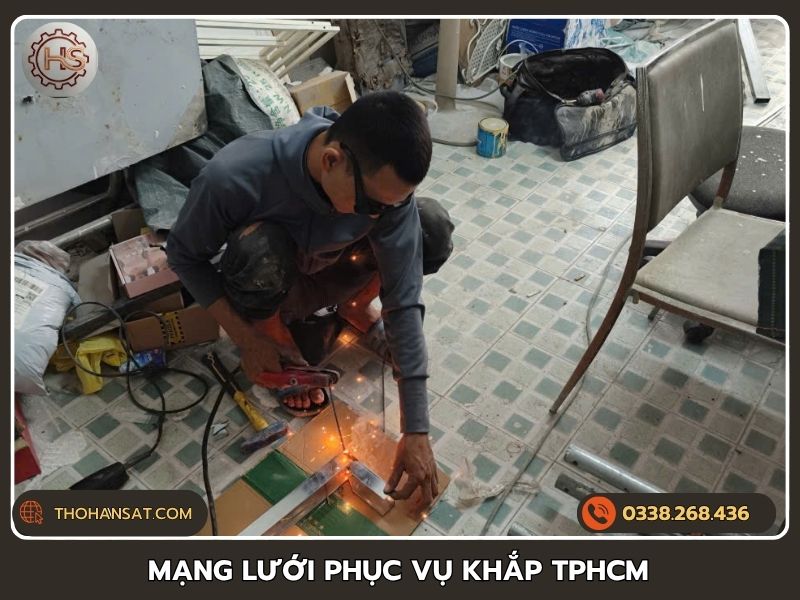Thợ hàn cơ khí lưu động phục vụ tận nhà nhanh chóng tại TPHCM