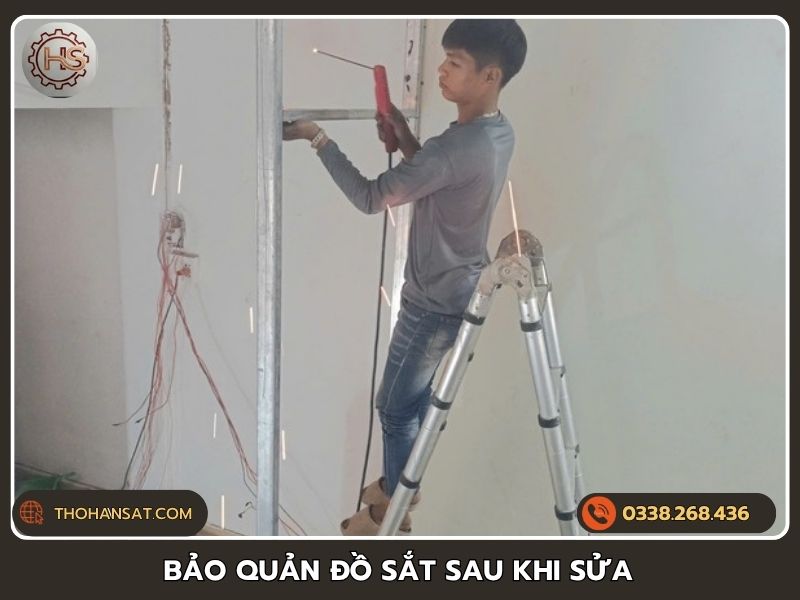Hướng dẫn sơn chống rỉ và bảo quản đồ sắt sau khi hàn sửa chữa
