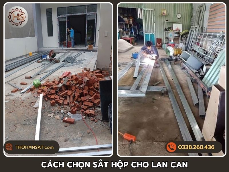 Hướng dẫn cách lựa chọn độ dày sắt hộp phù hợp làm lan can ban công