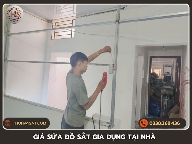 Khảo sát thực tế và báo giá chi tiết dịch vụ sửa đồ sắt gia dụng tận nhà