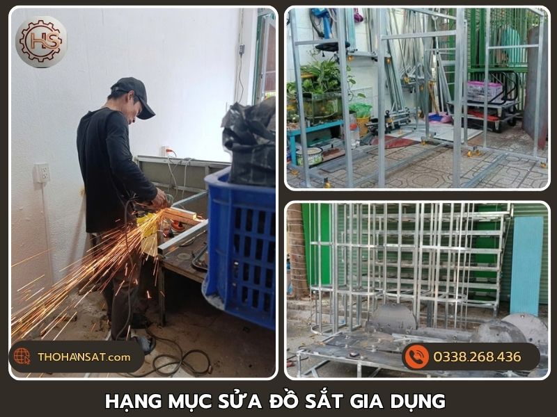 Tổng hợp những hạng mục thi công hàn sửa chữa đồ sắt gia dụng phổ biến