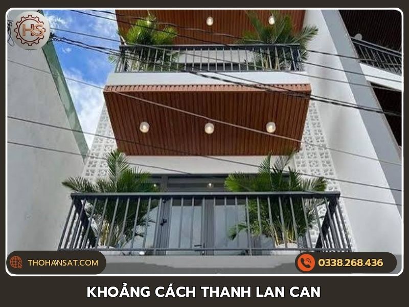 Tiêu chuẩn kỹ thuật về khoảng cách giữa các thanh lan can sắt ban công