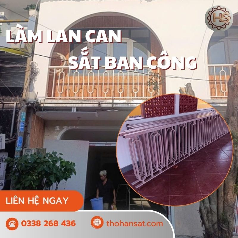 Làm Lan Can Sắt Ban Công Theo Kích Thước Tại TPHCM
