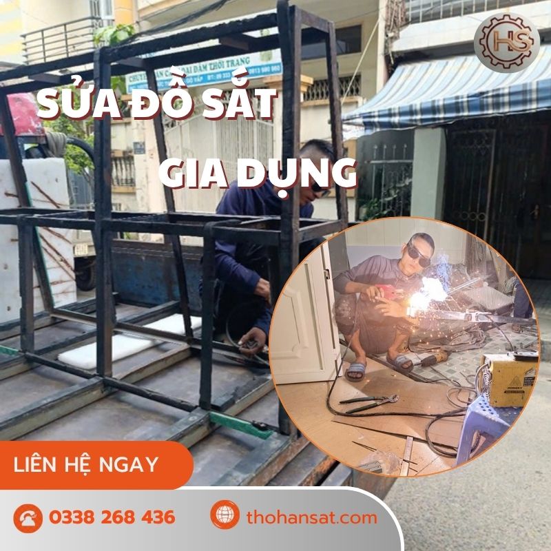 Sửa Đồ Sắt Gia Dụng Tại Nhà TPHCM – Bàn Ghế, Giường Và Kệ Sắt
