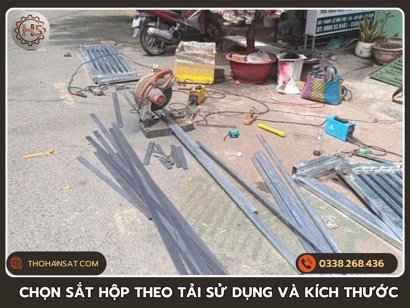 Hướng dẫn chọn sắt hộp phù hợp tải trọng sử dụng và kích thước khung