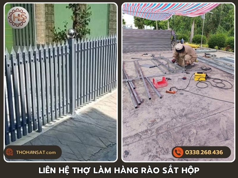 thợ hàn sắt chuẩn bị gia cố kết cấu tại công trình