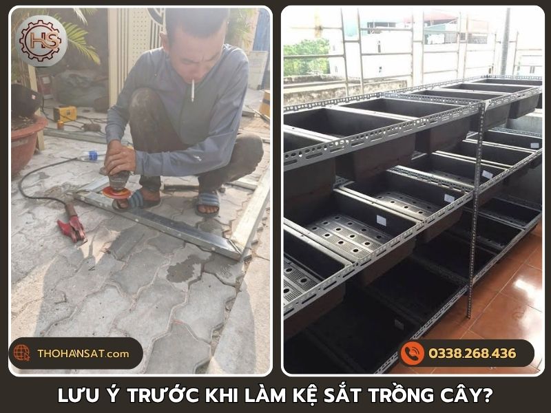 Tổng hợp những lưu ý cần nắm rõ trước khi đặt làm kệ sắt trồng cây cảnh